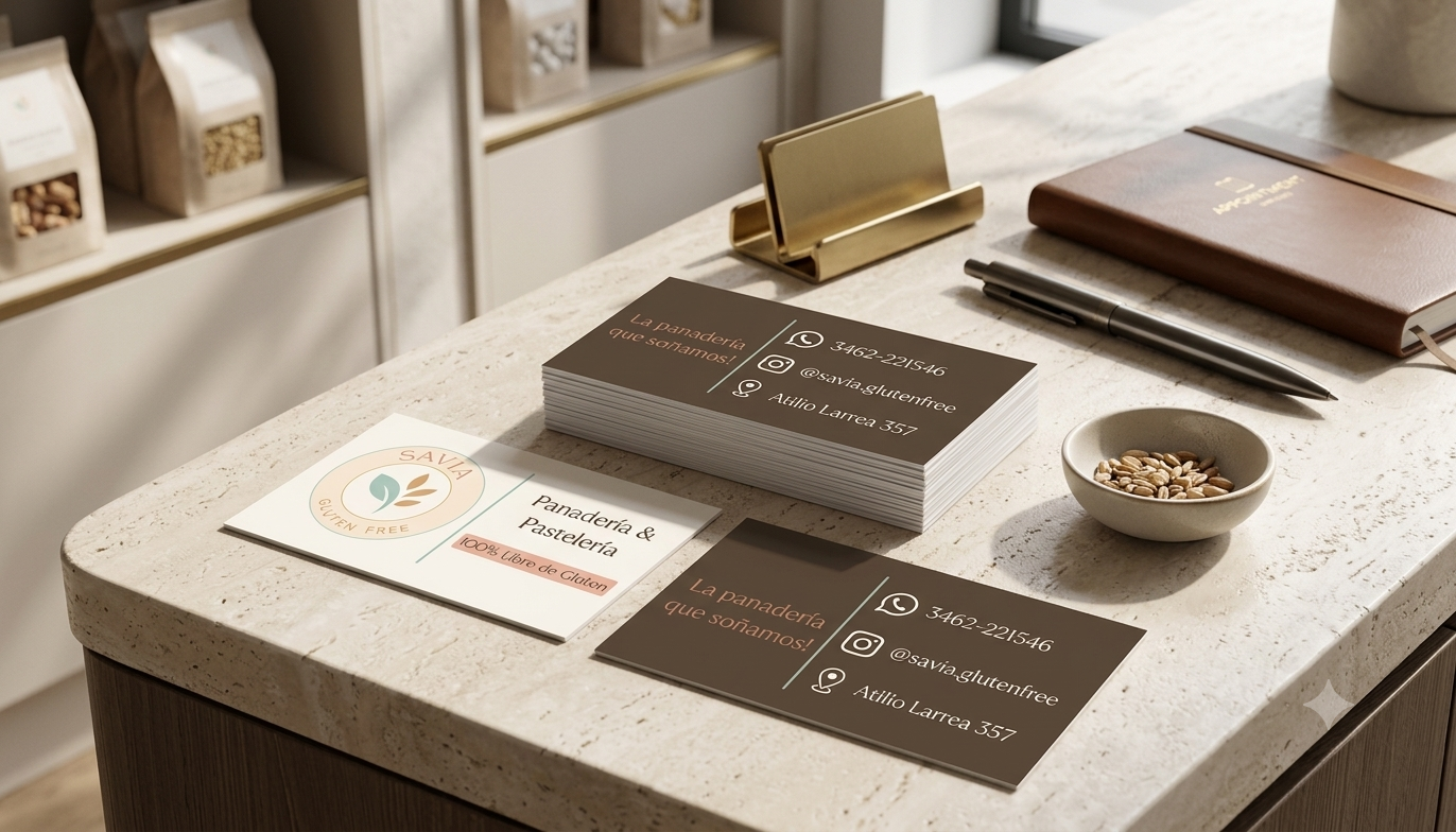 Savia Gluten Free - Tarjeta de Presentación