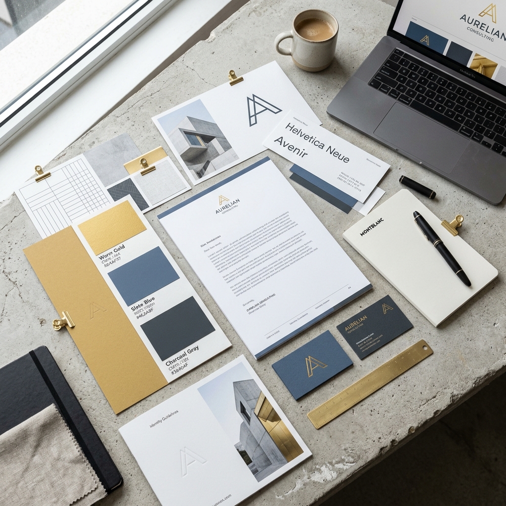 Concepto creativo de branding